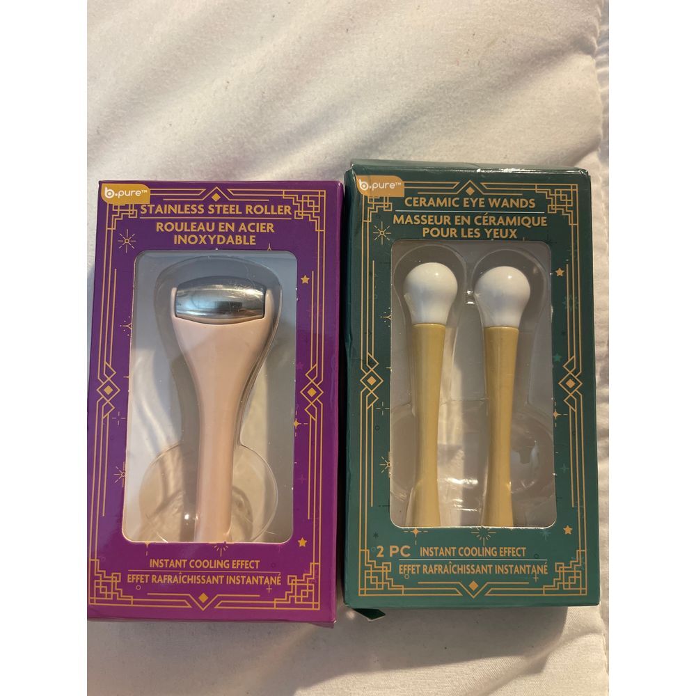 Opulence Ceramic Facial Roller & Massage Wands Set for Skincare Enthusiasts M-18